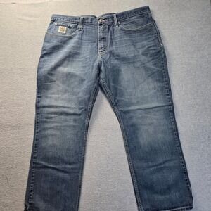 Cinch Men's Straight Leg Jeans Blue 42x30 (Actual 42x28) Vintage Look Y2K